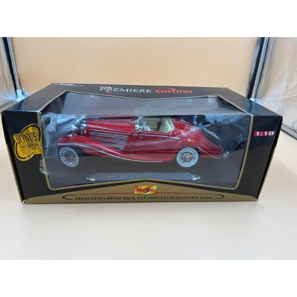 Maisto 1:18 Mercedes-Benz 500 K Special Roadster 1936 Premiere Edition Diecast